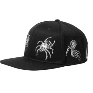 LURKING CLASS CRAWL SNAPBACK CAP - BLACK
